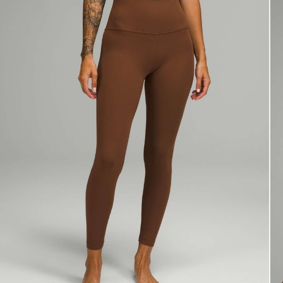 Lululemon Align High-Rise Pant 25" in Roasted Brown Size 2 - Picture 2 of 8